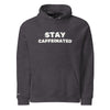 STAY CAFFEINATED - Unisex eco raglan hoodie